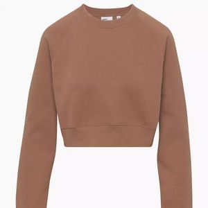 TNA Cozy Fleece Perfect Raglan Sweatshirt